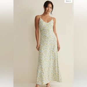 Z Supply Faya Idra Ditsy Maxi Dress in Cloud
